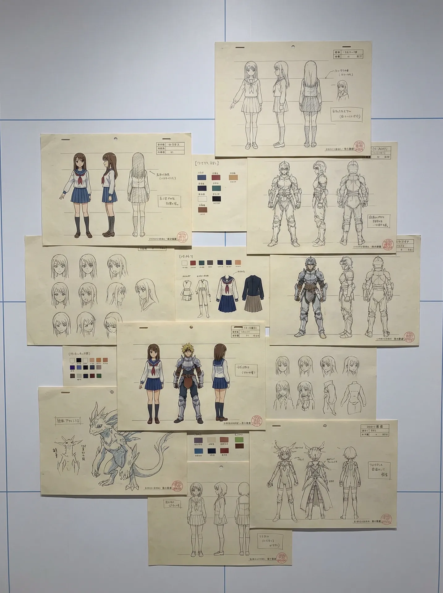 同人动漫 动画监督佐藤凛的角色设定集