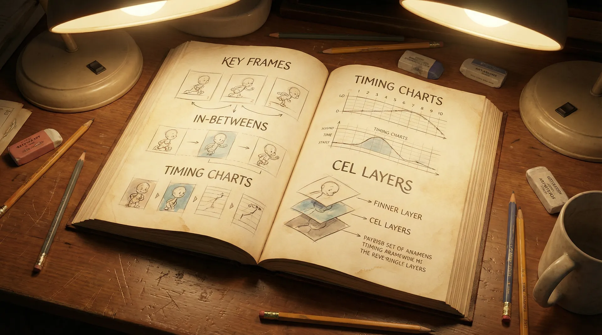 同人动漫 动画制作术语图解参考书